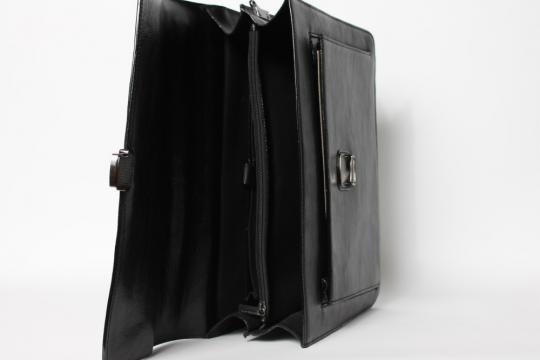 Arthur & Aston Briefcase Black 1389-04/2S - image 2 large