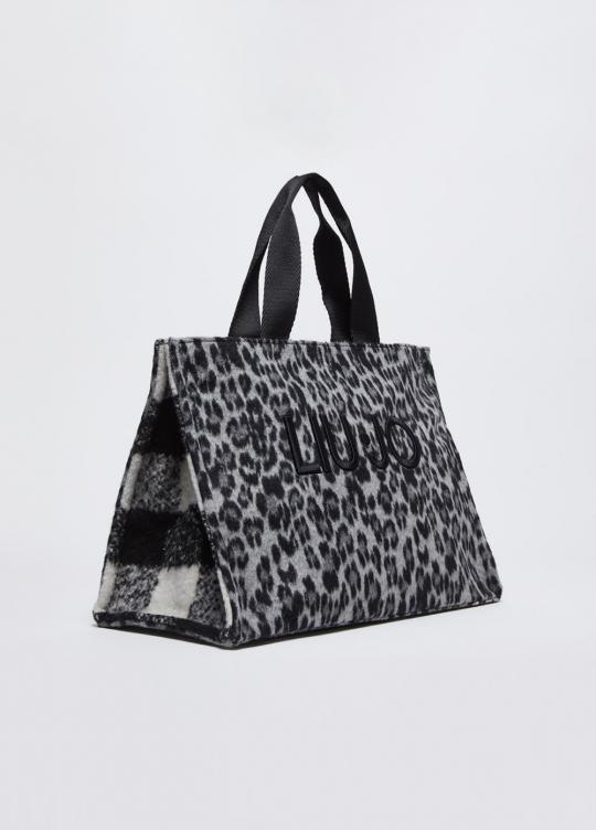 Liu Jo Handbag Black Animal 2F4067-T6089 - image 1 large