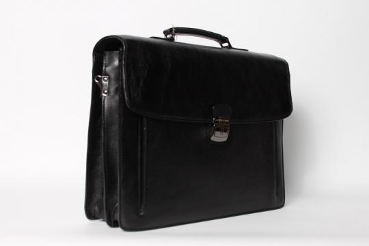 Arthur & Aston Briefcase Black 1389-04/2S - image 1 large