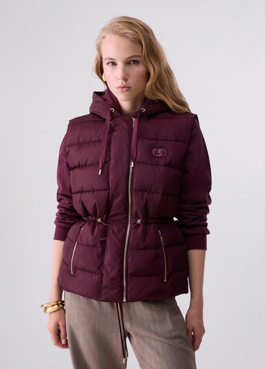 Liu Jo Bodywarmer Red Aubergine TF6120-TS62A - afbeelding 1 groot