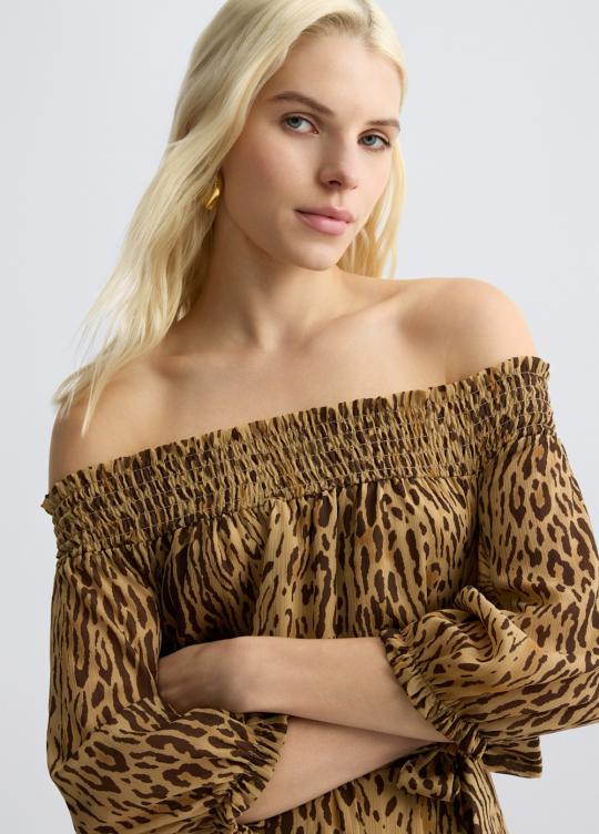 Liu Jo Kleed Leopard WA5329-T6867 - afbeelding 3 groot