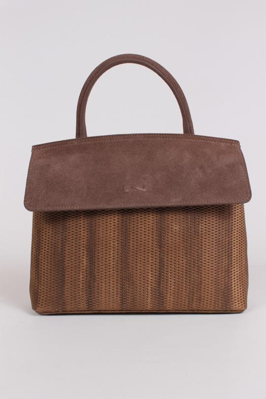 Nathan Handtas Clarita Gold/Cognac N261-00-18TX - afbeelding 1 groot