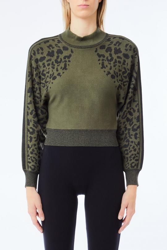 Liu Jo Cardigan Olive/Noir TF5269-MS49I - image 3 grand