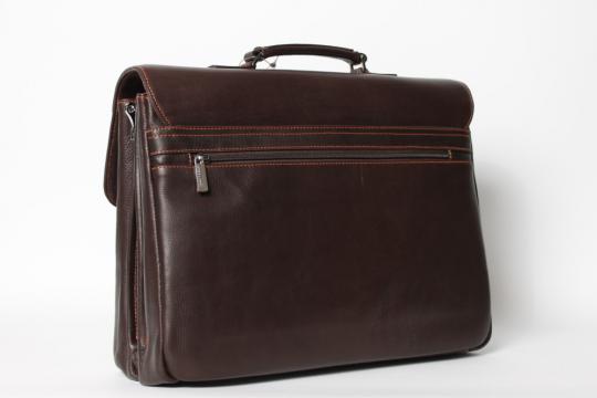 Arthur & Aston Laptop bag Dark Brown 1589-06 - image 2 large