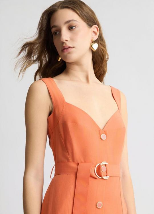 Liu Jo Dress Terracotta WA5312-T4818 - image 3 large