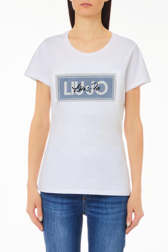 Liu Jo T-shirt Wit Cocco WF4178-JS923 - afbeelding 1 groot