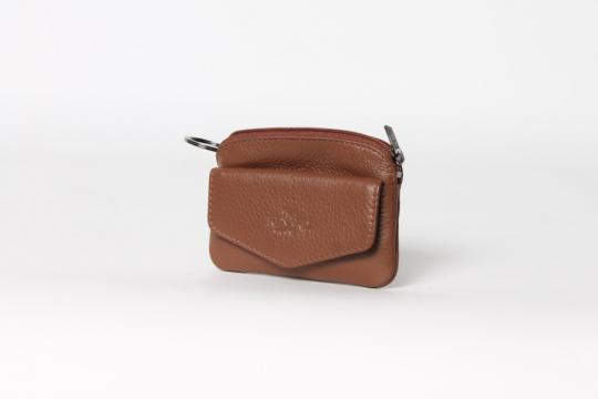 Yves Renard Pochette à clés Cognac K2311 - image 2 grand