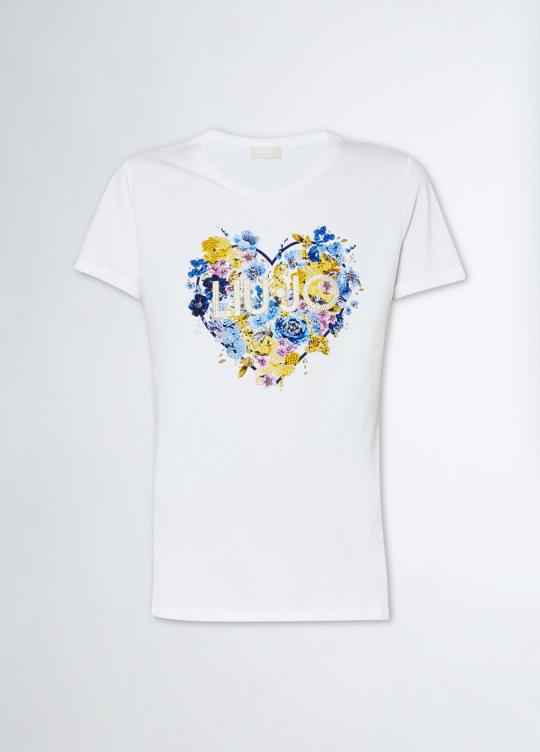Liu Jo T-shirt Wit Spring MA4340-JS923 - afbeelding 5 groot