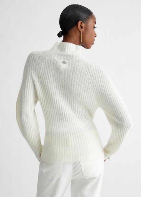 Liu Jo Pull Off white WF4361-MA57P - afbeelding 3 groot