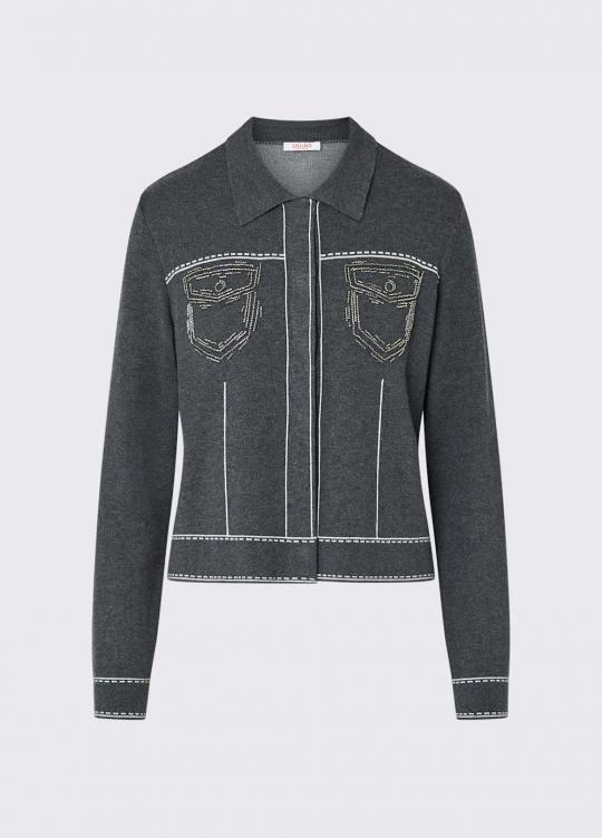 Liu Jo Cardigan Acc/OW TF6076-MS59L - afbeelding 7 groot