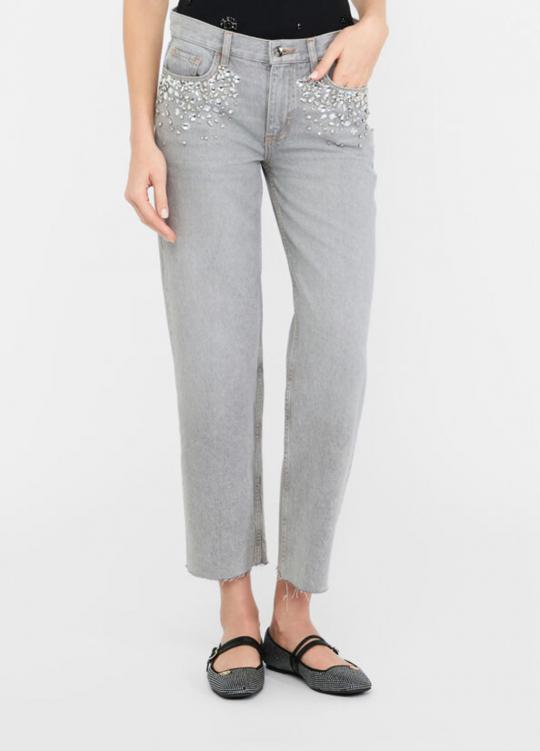 Liu Jo Broek Grey UF5115-D4854 - afbeelding 1 groot