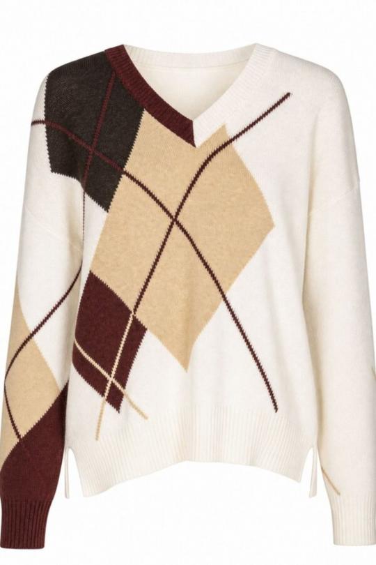 Due Amanti Pull OFF WHITE BLOCKY - afbeelding 4 groot