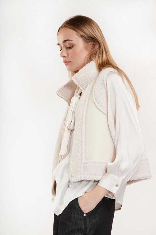 Senso Blouse Ecru S1986VT/R - image 2 large