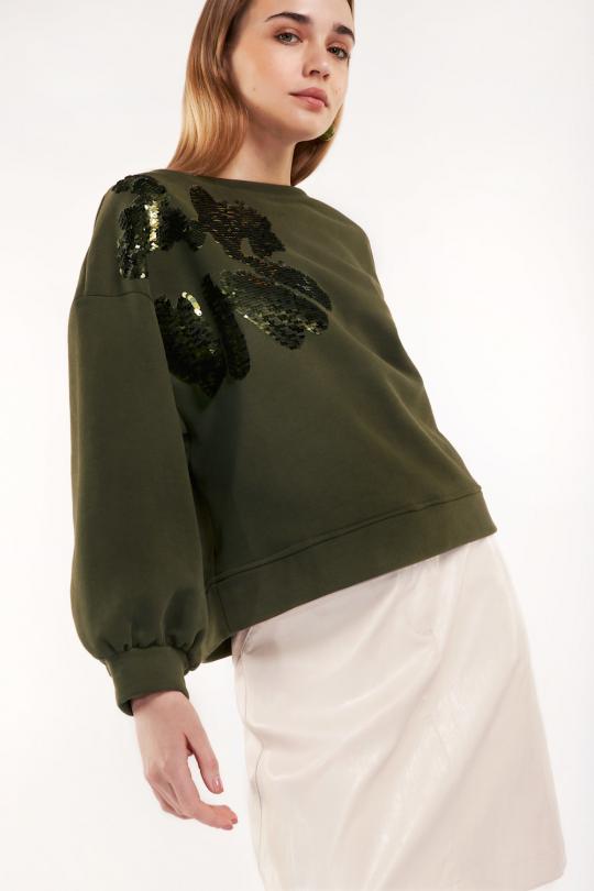 Senso Sweater Kaki S1962PL/R - afbeelding 2 groot