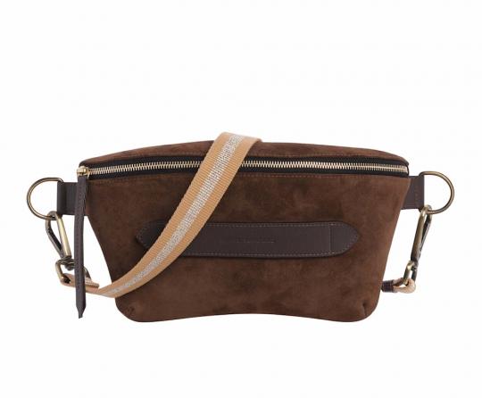 Marie Martens Cross over Choco suede Coachella-XL - afbeelding 1 groot