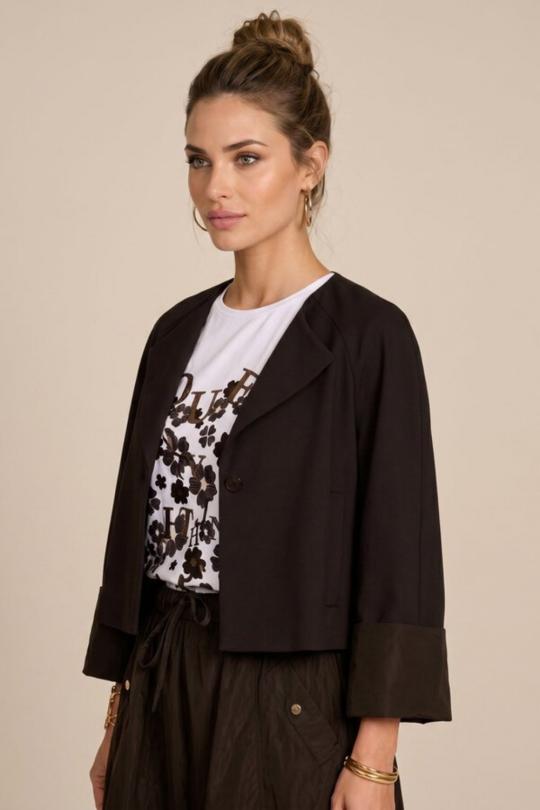 Due Amanti Vest DARK BROWN JANE - afbeelding 2 groot
