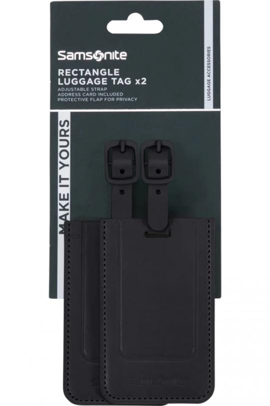 Samsonite Luggage Tag Zwart 155592 - afbeelding 2 groot