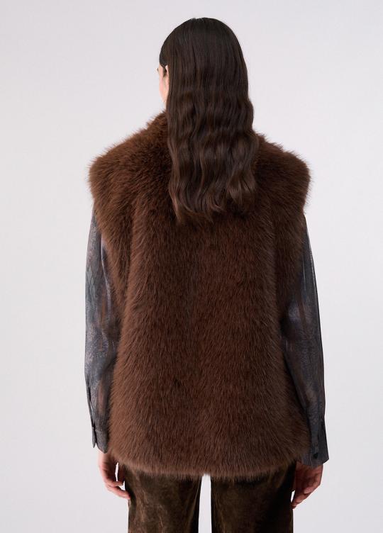 Liu Jo Vest Brown WF6203-E1136 - afbeelding 2 groot