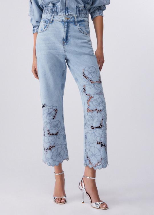 Liu Jo Broek Blue UA6226-D4286 - afbeelding 1 groot