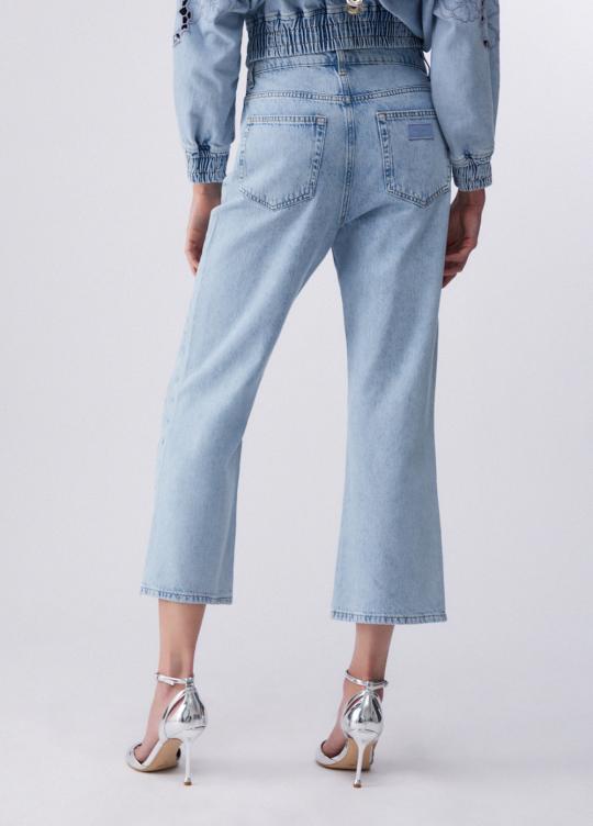Liu Jo Broek Blue UA6226-D4286 - afbeelding 2 groot