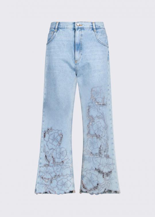 Liu Jo Broek Blue UA6226-D4286 - afbeelding 7 groot
