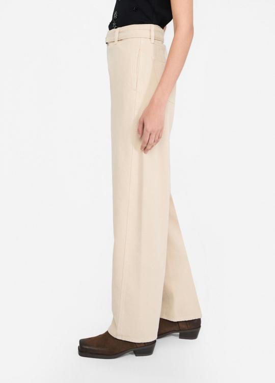Liu Jo Pantalon Naturel MF5298-T115A - image 4 grand