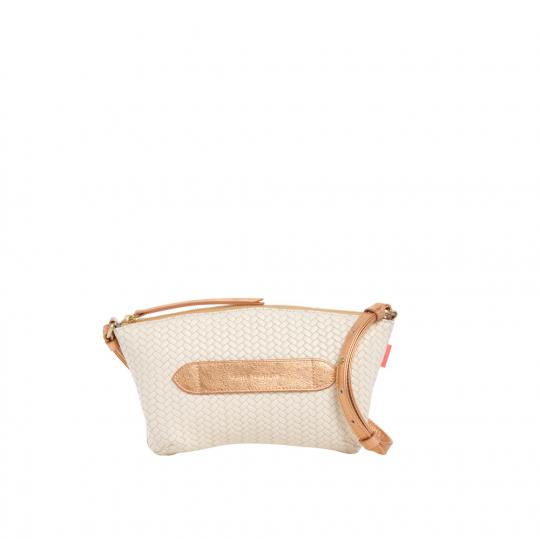 Marie Martens Handbag Braided Cream Coachella pocket - image 1 large