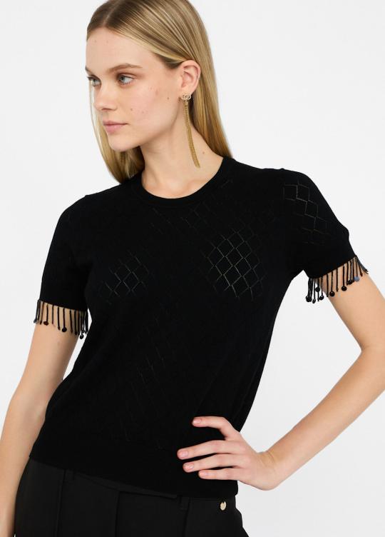 Liu Jo Jumper Noir CF5005-MS18F - image 2 grand