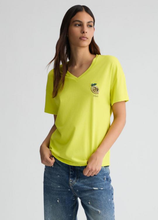 Liu Jo T-shirt Yellow WA5366-JS904 - afbeelding 1 groot