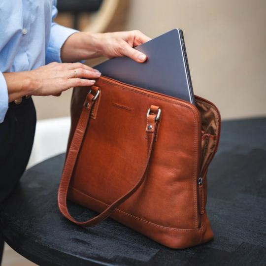 Chesterfield Document bag Cognac C48.1353 - image 2 large