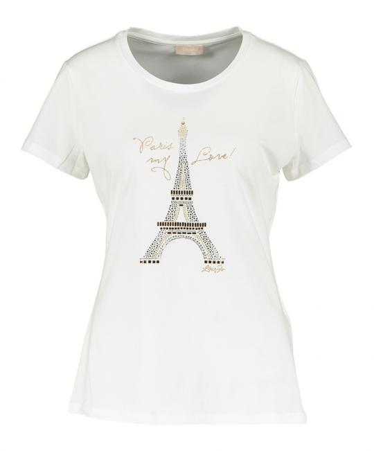 Liu Jo T-shirt Wit Paris WF4179-J5003 - afbeelding 1 groot