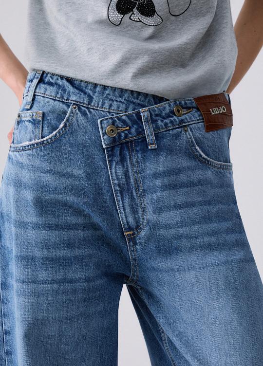 Liu Jo Broek Blue Strong UF6160-D4854 - afbeelding 2 groot