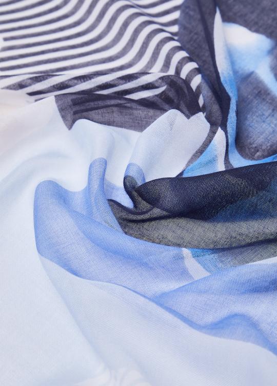 Liu Jo Sjaal Blue 2A6042-T2745 - afbeelding 5 groot