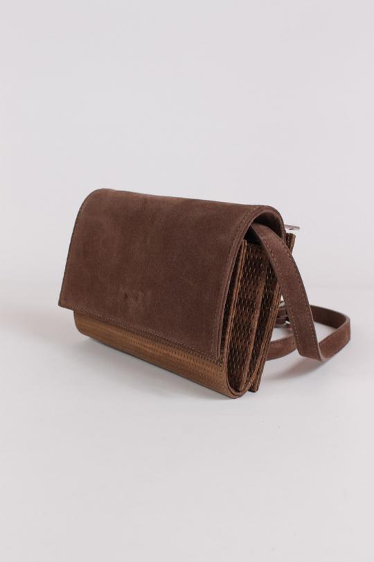 Nathan Handtas Thelma Gold/Cognac N261-1712TX - afbeelding 2 groot