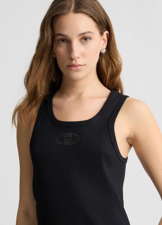 Liu Jo Top Zwart WA5367-J0295 - afbeelding 2 groot