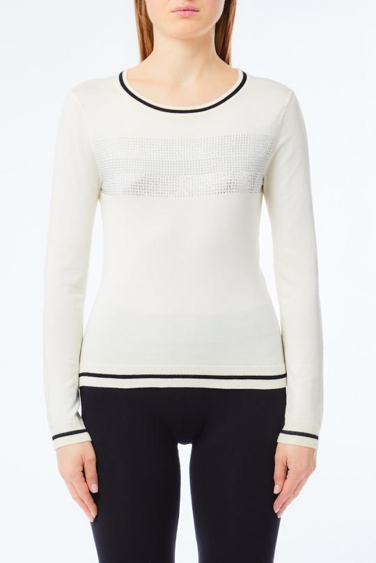 Liu Jo Trui Latte/ Zwart TF5209-MS49I - afbeelding 3 groot