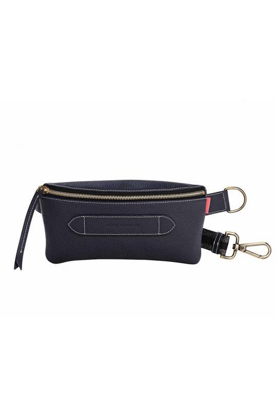 Marie Martens -  Navy Grainé
