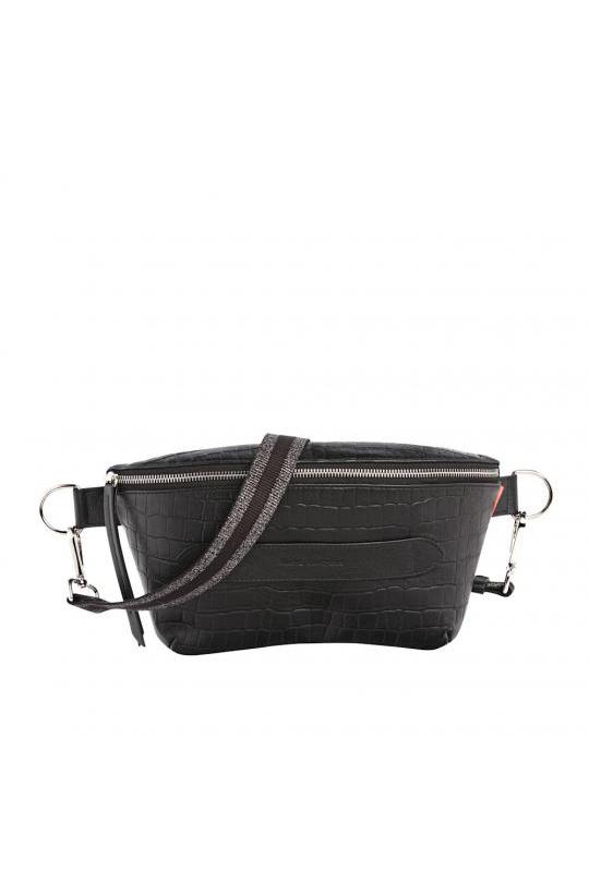 Marie Martens -  Zwart croco